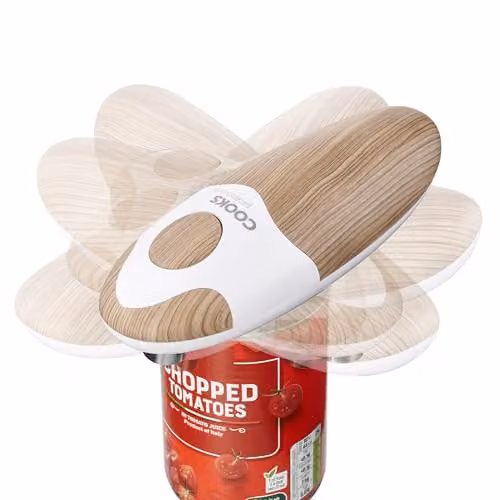 Cooks Professional Automatic Cordless Electric Can Opener in White