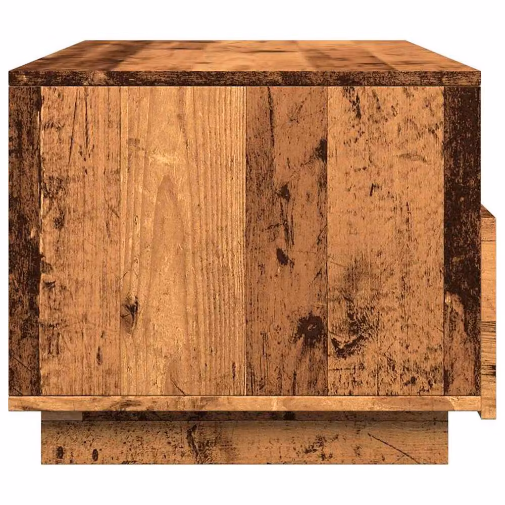 Berkfield Home Modern Coffee Table with LED Lights in Brown, W/D/H: 90 x 49 x 40 cm – 5