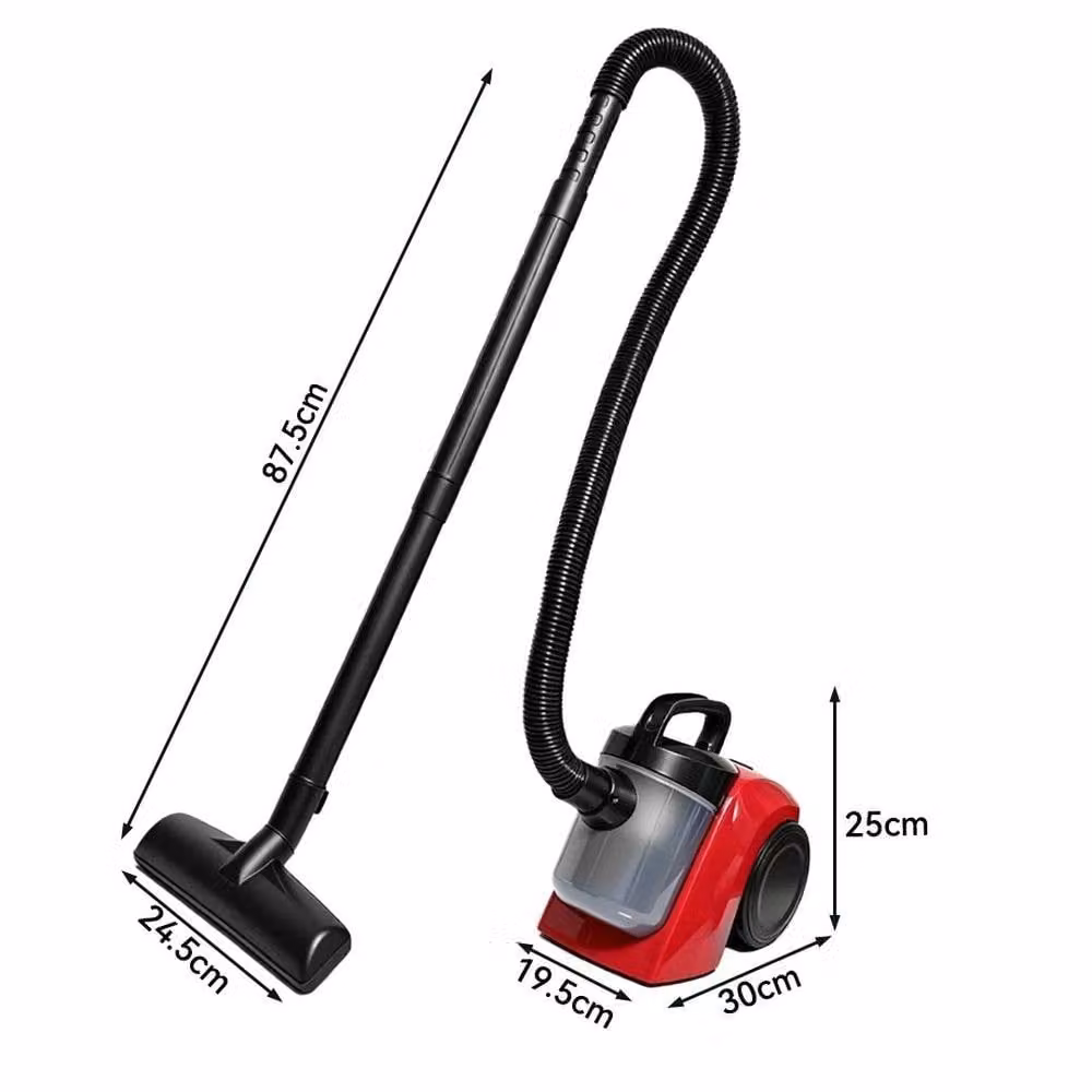 EONLION 1000W Bagless Compact Cylinder Vacuum Cleaner with HEPA Filter, Red – 2