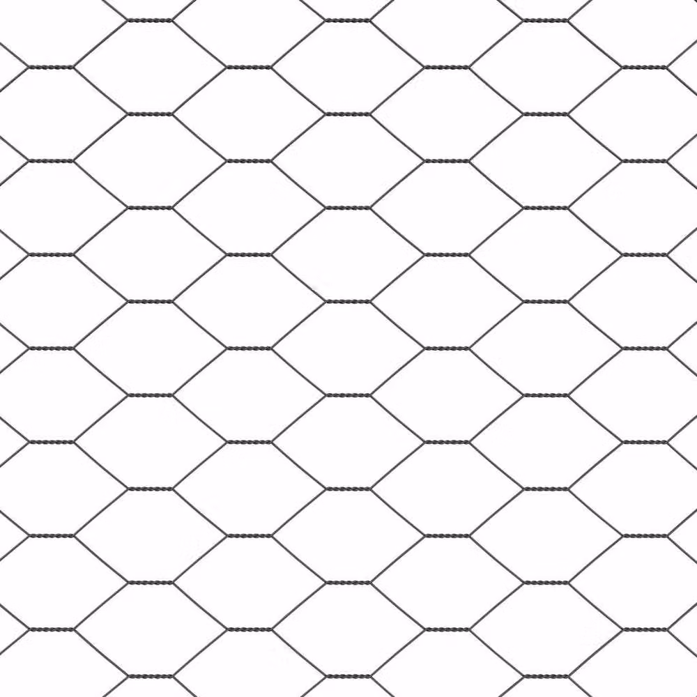 Berkfield Home Hexagon Steel Fence in Grey and Black, H: 40 cm x W: 100 m – 3