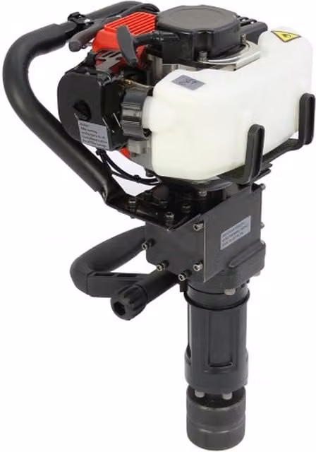 T-Mech 2-Stroke Petrol Post Driver in Black and Multicolour