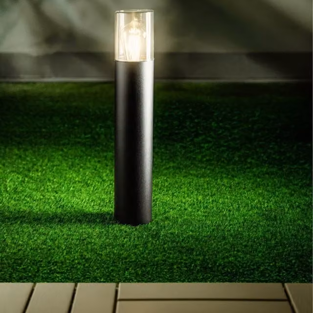 CGC Bluebell Black Medium Post Light for Garden and Terrace