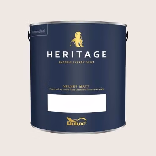 Dulux Trade Heritage Matt Paint in Linnet White, 2.5l – 2