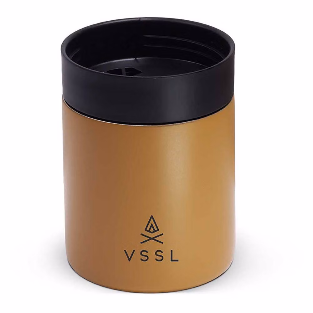 VSSL Nest Pour Over Coffee Kit with Two Stainless Steel Travel Mugs in Sand and Brown – 8
