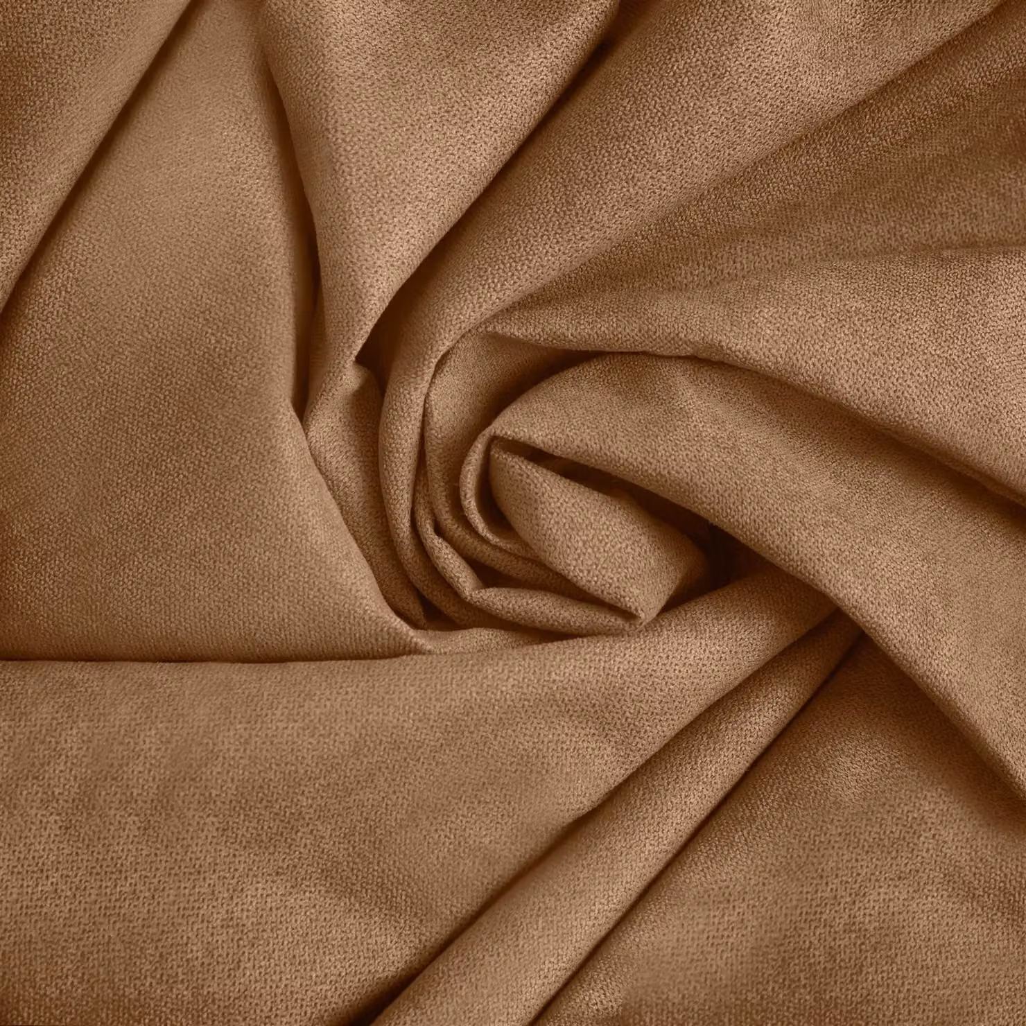 Luxury Living Alan Symonds Velvet Chenille Eyelet Room Darkening Curtains, Pair, Beige, Width: 142 cm, Drop: 183 cm – 2