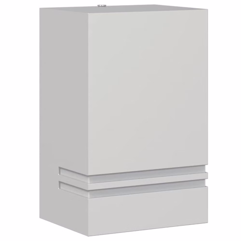 Berkfield Home Modern Silver Stainless Steel Outdoor Up and Down Wall Light – 2
