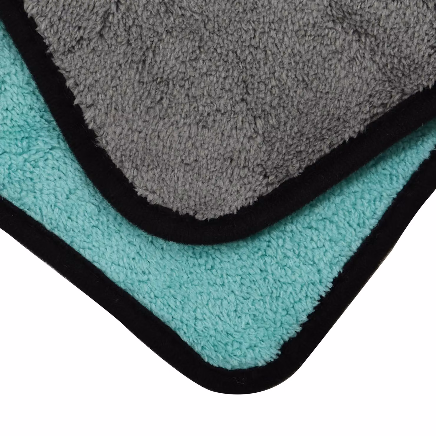 JVL Luxury Microfibre Cleaning Cloth, Turquoise, Petrol and Grey, W: 40 cm, D: 0.5 cm, H: 30 cm – 3