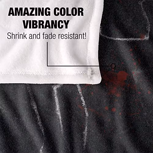 Trevco White Fleece Throw Blanket W/D/H: 152 x 127 cm – 3