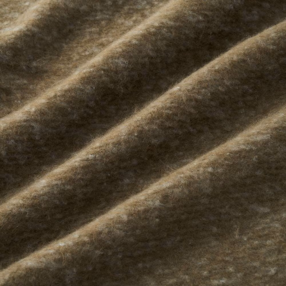 Allure Bath Fashions Aisling Faux Fur Tasselled Throw Blanket in Green, W/D/H: 130 x 170 cm – 2