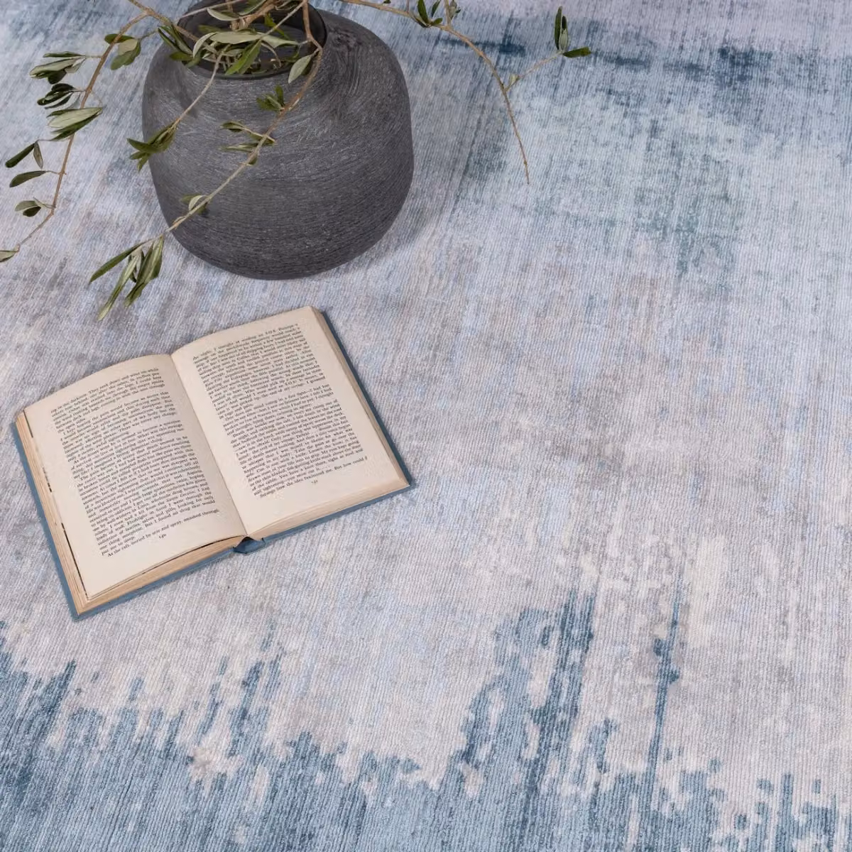 The Rug Shop UK Aqua Modern Abstract Hand Tufted Area Rug in Blue and Turquoise, W: 200 cm, D: 290 cm – 2