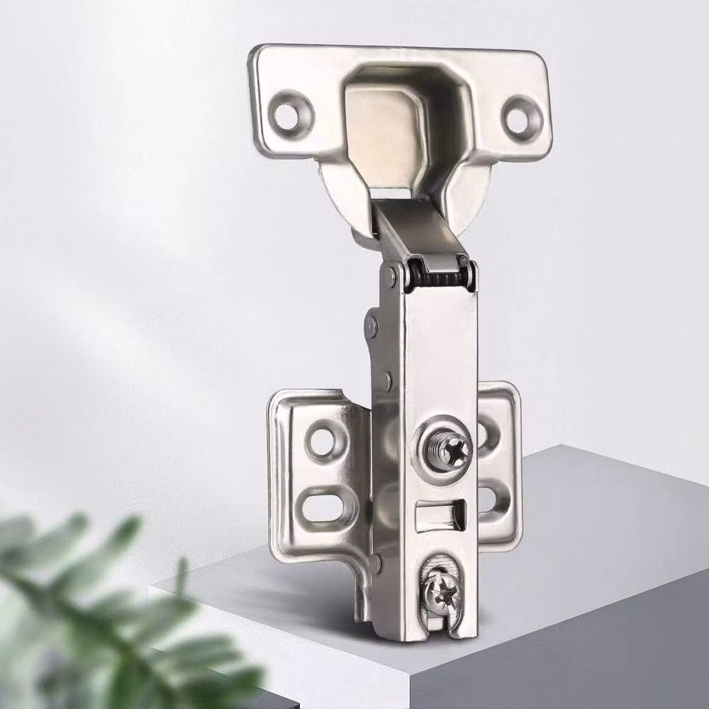 FLAVORA 30-Piece Damped Concealed Steel Kitchen Cabinet and Cupboard Hinges in Silver – 3