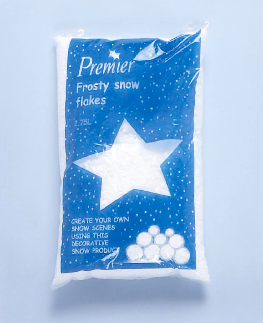 Premier Decorations Samuel Alexander White Frosted Christmas Snow Decoration, 2.75 Litres (170 g) – 2