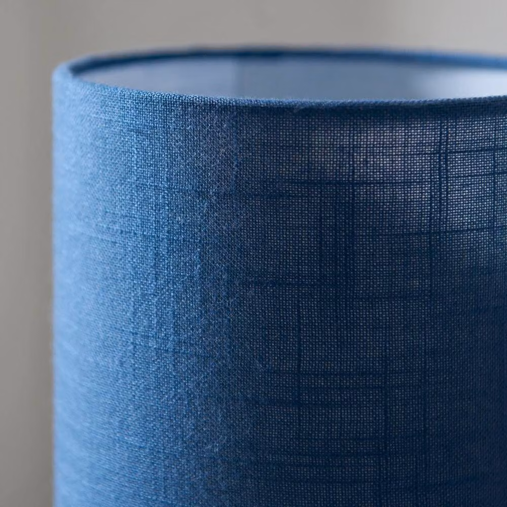 Pagazzi Design Buxton Blue Faux Linen Table Lamp – 2