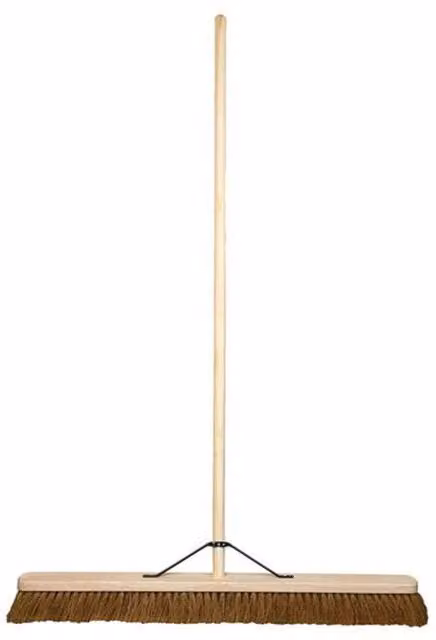 Faithfull Soft Coco Broom in Brown, 90 cm