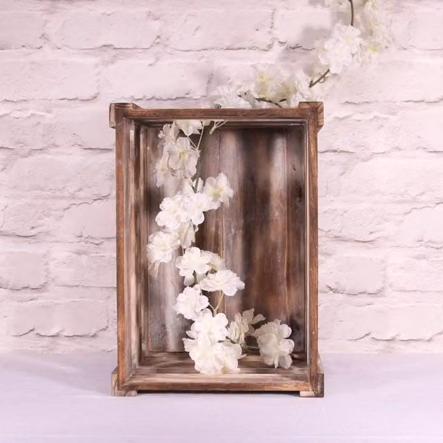 Kingsbury Gifts White Artificial Silk Floral Blossom Garland for Weddings and Rustic Decor