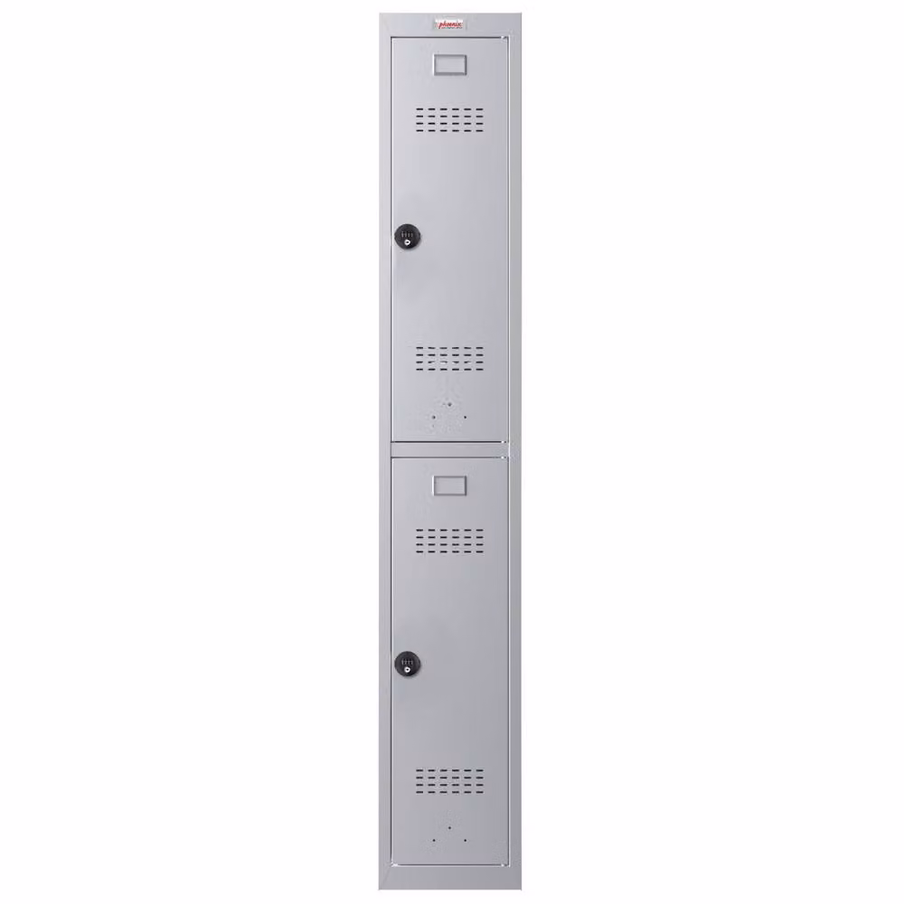 Phoenix Safe Company PL1233GGC Personal Locker in Grey with Combination Lock, H 180 cm x W 100 cm – 2