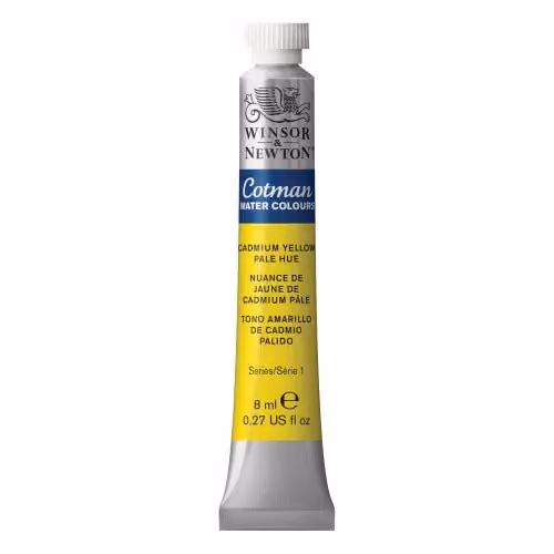 Winsor & Newton Cotman Watercolour Paint, Cadmium Yellow Pale Hue, 8ml – 2