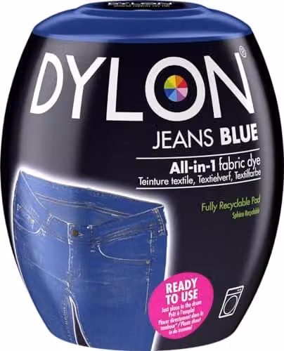 Dylon Fabric Dye Pods for Clothes and Soft Furnishings, Blue, 350g – 1