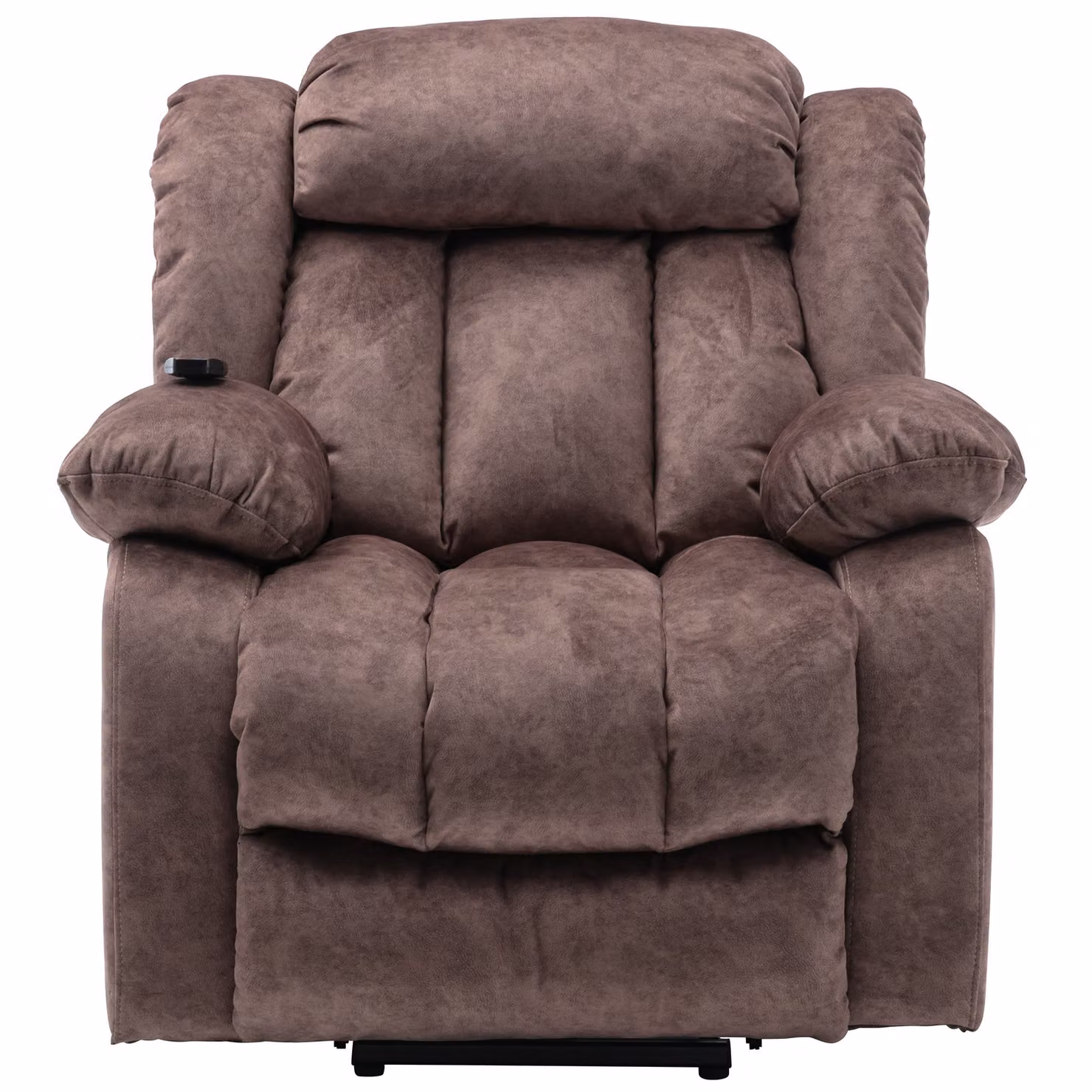 Aosom UK Brown Power Lift Recliner Massage Chair with Heat and Vibration, W/D/H: 96 x 95 x 100 cm – 8