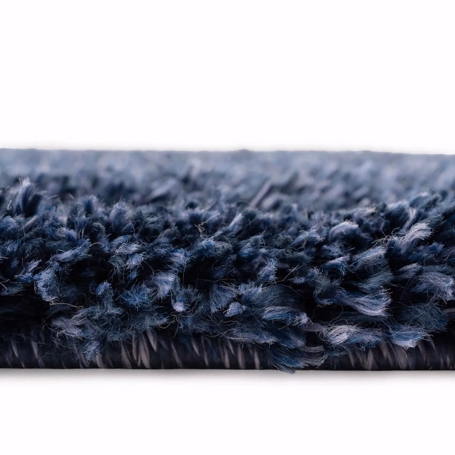 Kukoon Soft Fluffy Thick Pile Shaggy Area Rug in Blue, W: 200 cm, D: 290 cm – 2