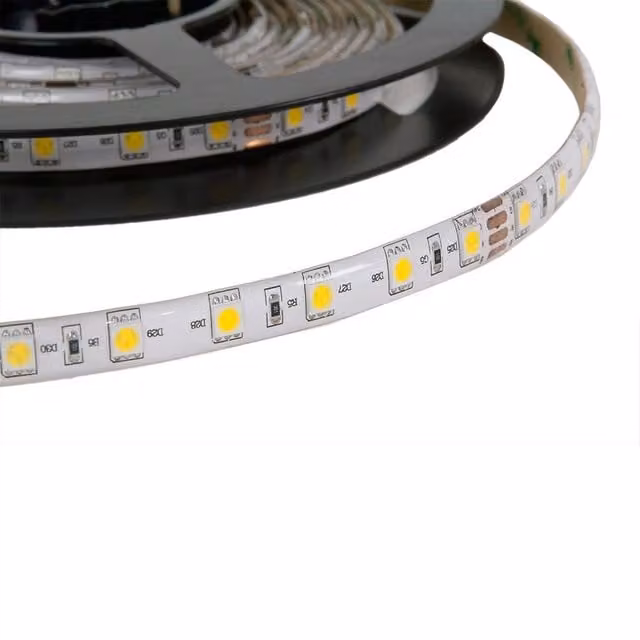 ENER-J LED Flex Strip 5m Roll, SMD 5050, 3000K Warm White, IP65, White