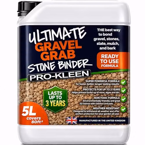 ProKleen Ultimate Gravel Grab Stone Glue Binder Spray, 5 l, Transparent