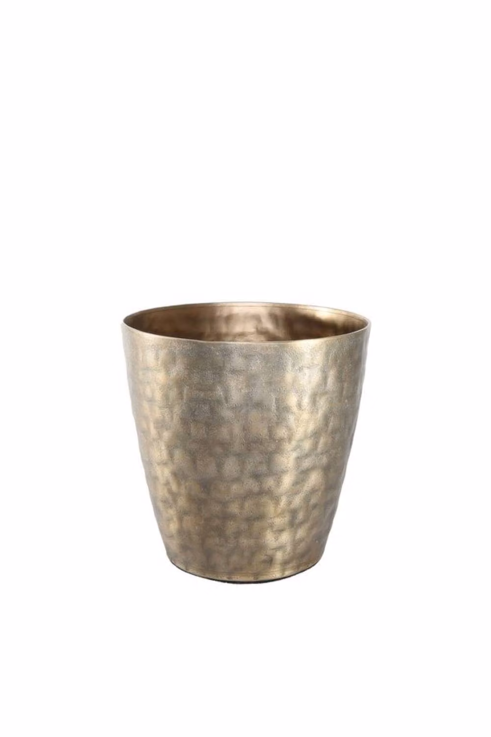 KDMD Apollo Antique Gold Tapered Tabletop Planter Pot, Diameter: 19 cm – 2