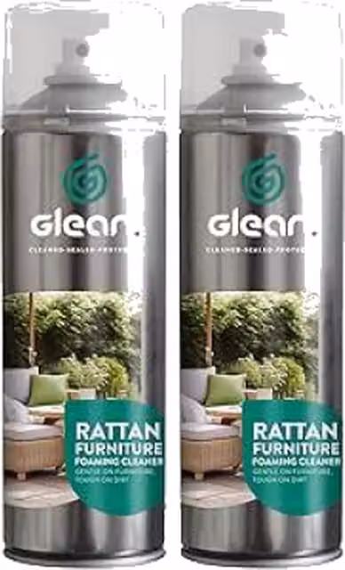 Go Glean Rattan Furniture Foaming Cleaner in Yellow and Multicolour