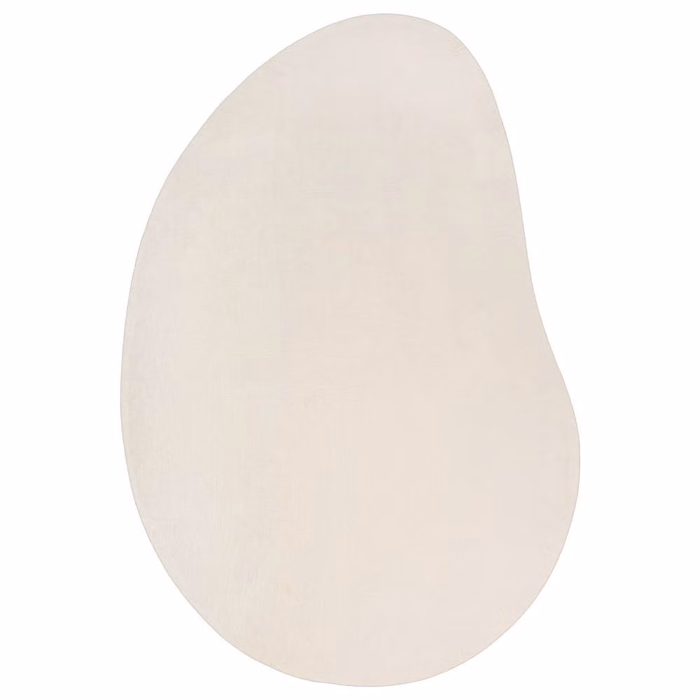 Berkfield Home Beige Non-Slip Washable Area Rug, W: 80 cm x L: 150 cm – 1