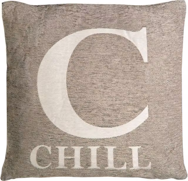 Premier Housewares Chill Chenille Cushion, W/D/H: 45 x 45 x 1 cm