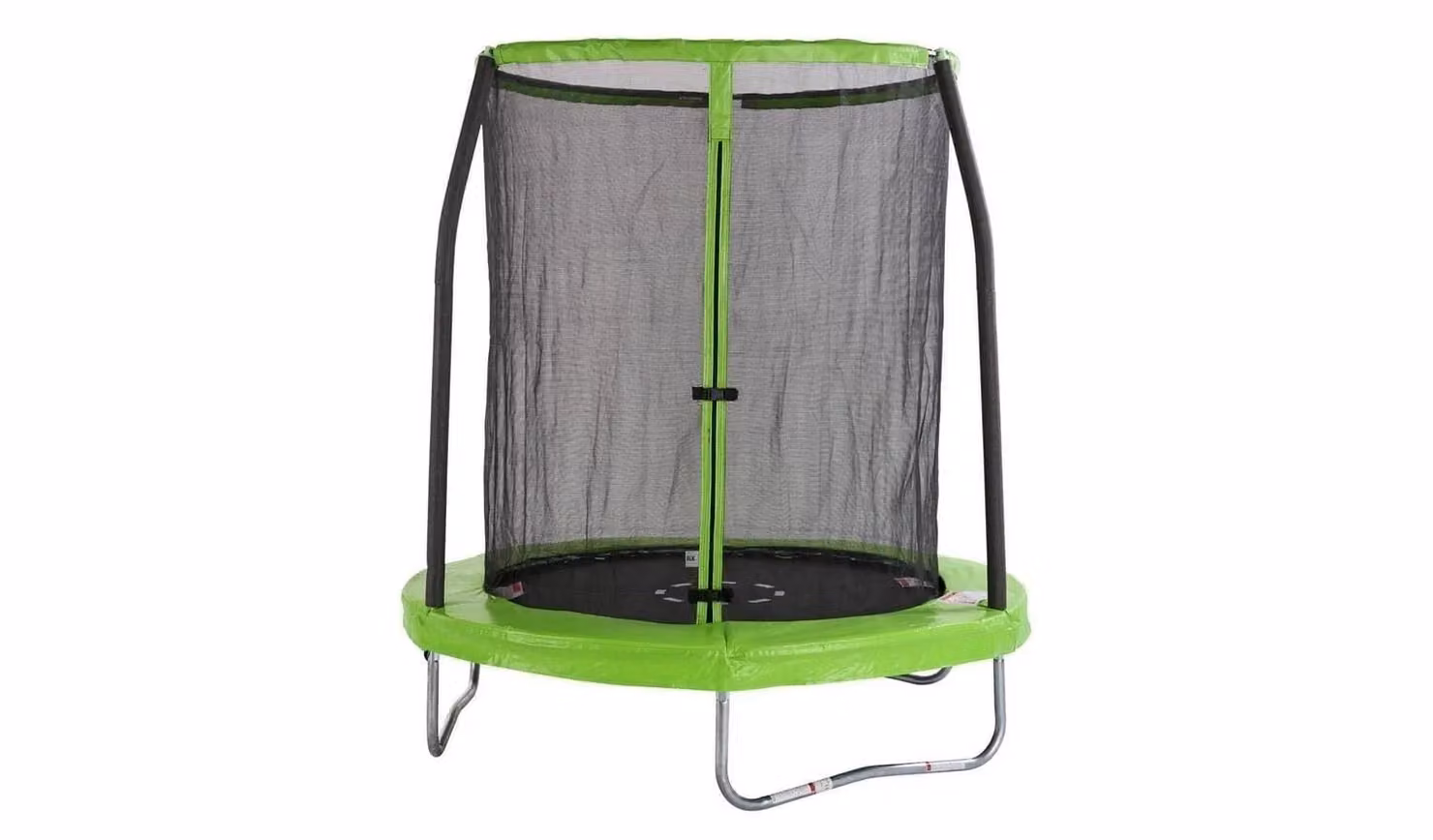 Chad Valley 6ft Outdoor Kids Trampoline with Enclosure in Green