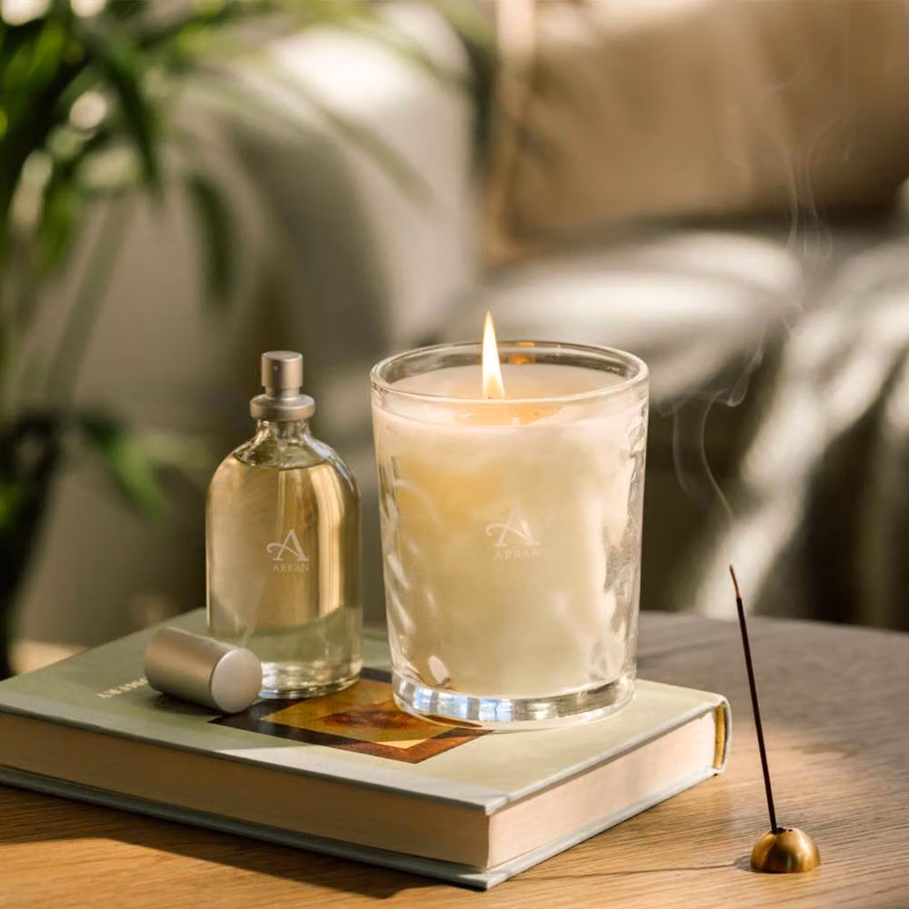 Arran Sense of Scotland After the Rain Scented Candle in a Clear Glass Jar – 2