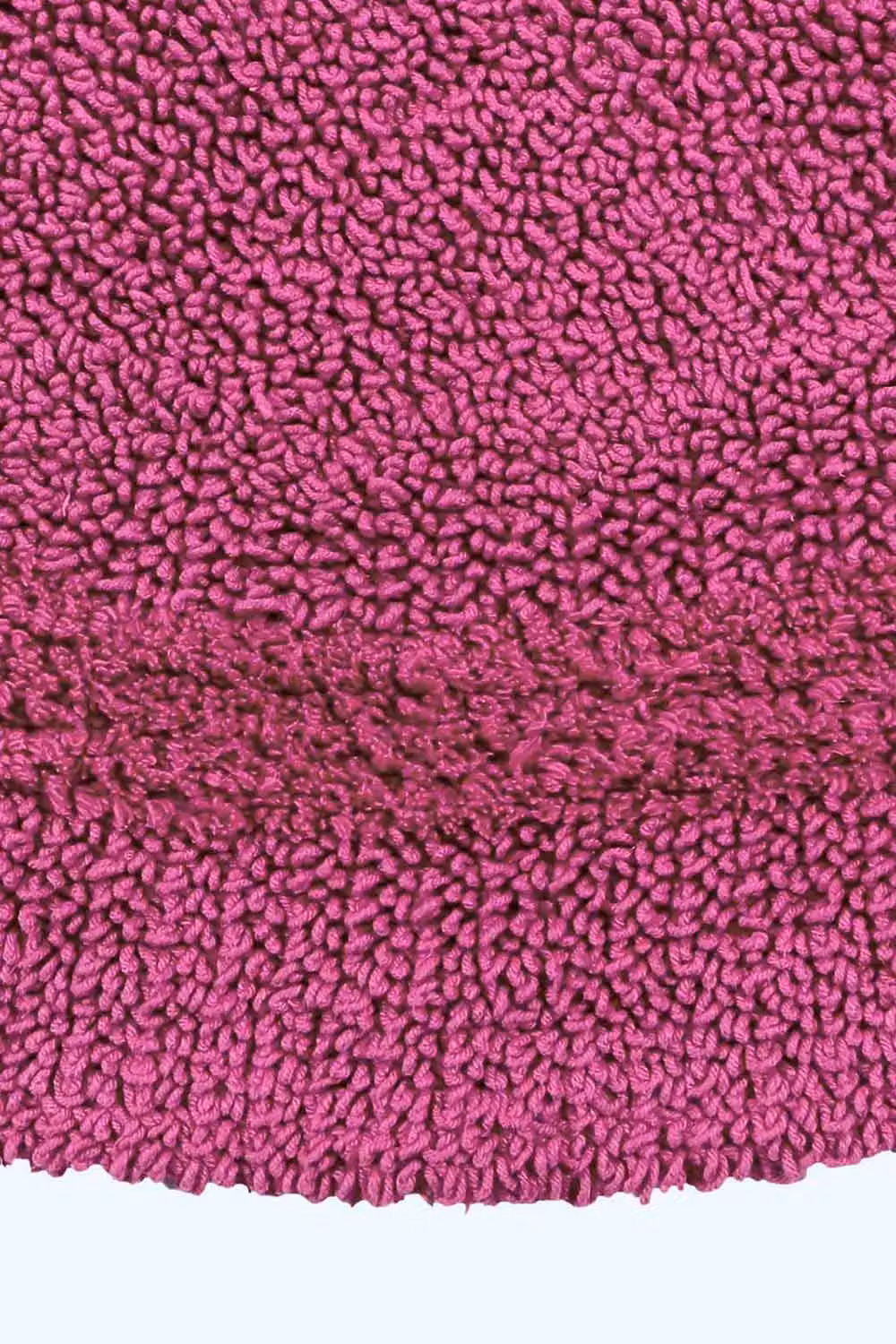 Homescapes Luxury Semi Circle Cotton Bath Mat, Pink, W: 50 cm, D: 80 cm – 2