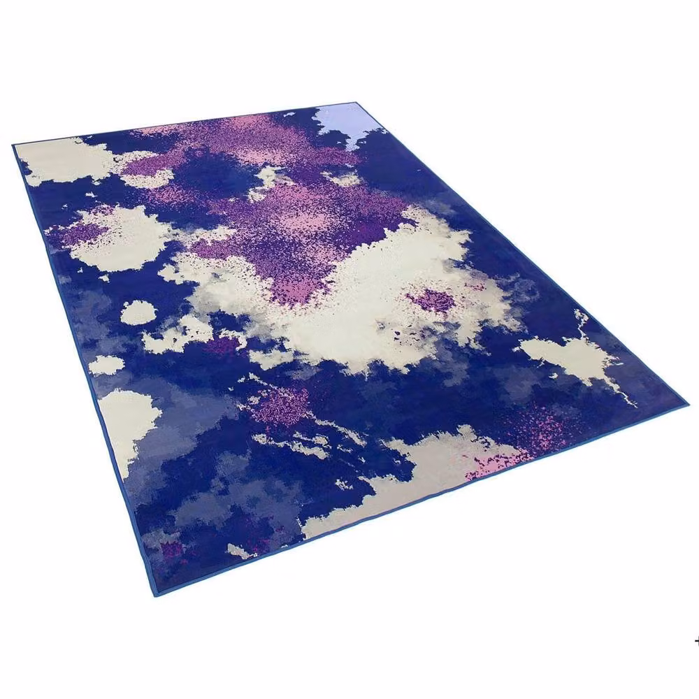 Wyld and Coco Multicolour Abstract Modern Rectangular Polyester Area Rug, W: 160 cm, L: 230 cm – 3