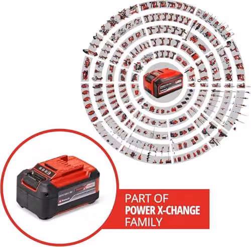 Einhell PXC 18V 5.2Ah Lithium-Ion Battery in Black and Red – 3