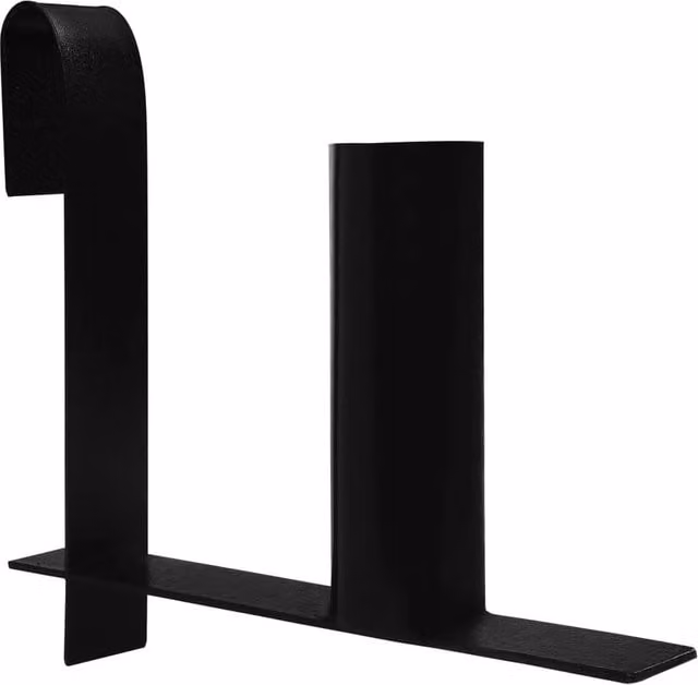 Berkfield Steel Privacy Fence Strip Dispenser Brackets, 3 Pack, Black – 1