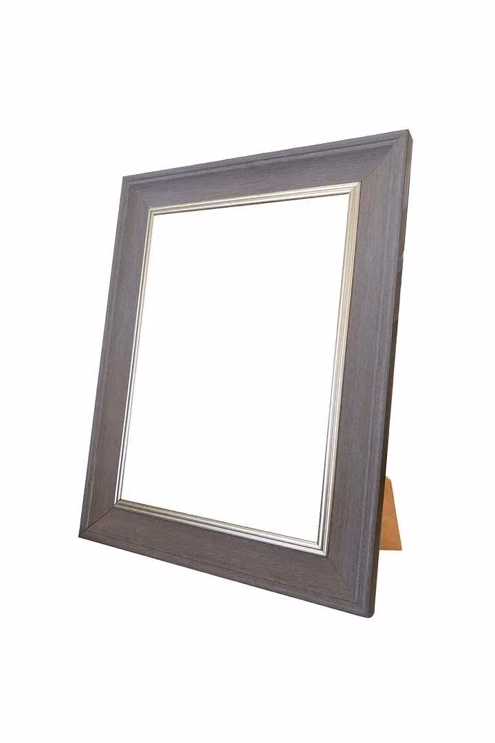 Frames & Mirrors 4U Scandi Black and Crackle Gold Single Rectangular Photo Frame in Mid Grey, W: 25.4 cm, H: 10.16 cm – 2