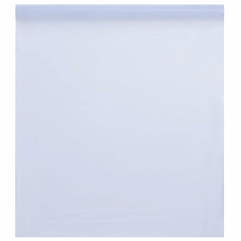 Berkfield Home Static Frosted Transparent White Window Film, W: 90 cm, L: 500 cm