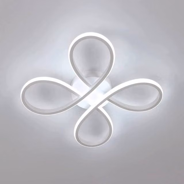 Kelvenix Modern Square LED Ceiling Light in White