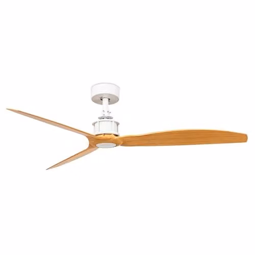 Faro Barcelona Multicolour White Metal Ceiling Fan with Remote Control, Diameter: 128 cm