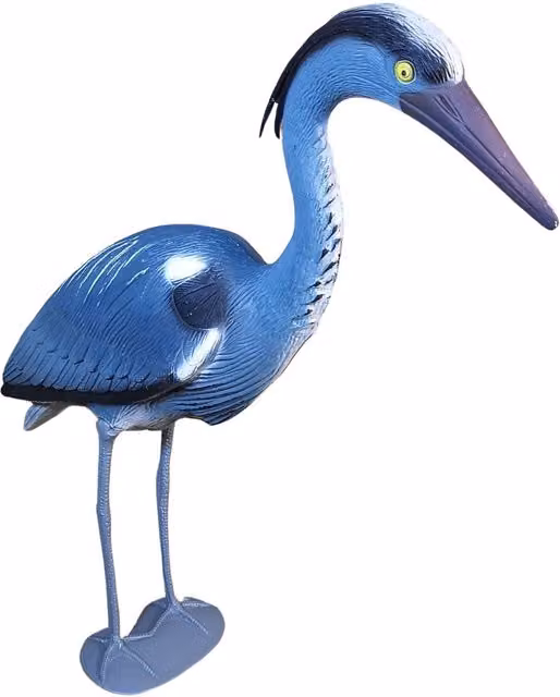 Samuel Alexander Grey Heron Bird Deterrent Decoy and Garden Ornament