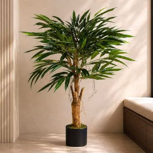 Leaf Design UK Artificial Mango Tree in Green – 3