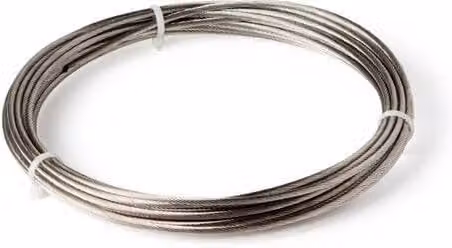 Ecoscape Silver Stainless Steel Balustrade Wire Rope, 3mm Diameter, 100m Length