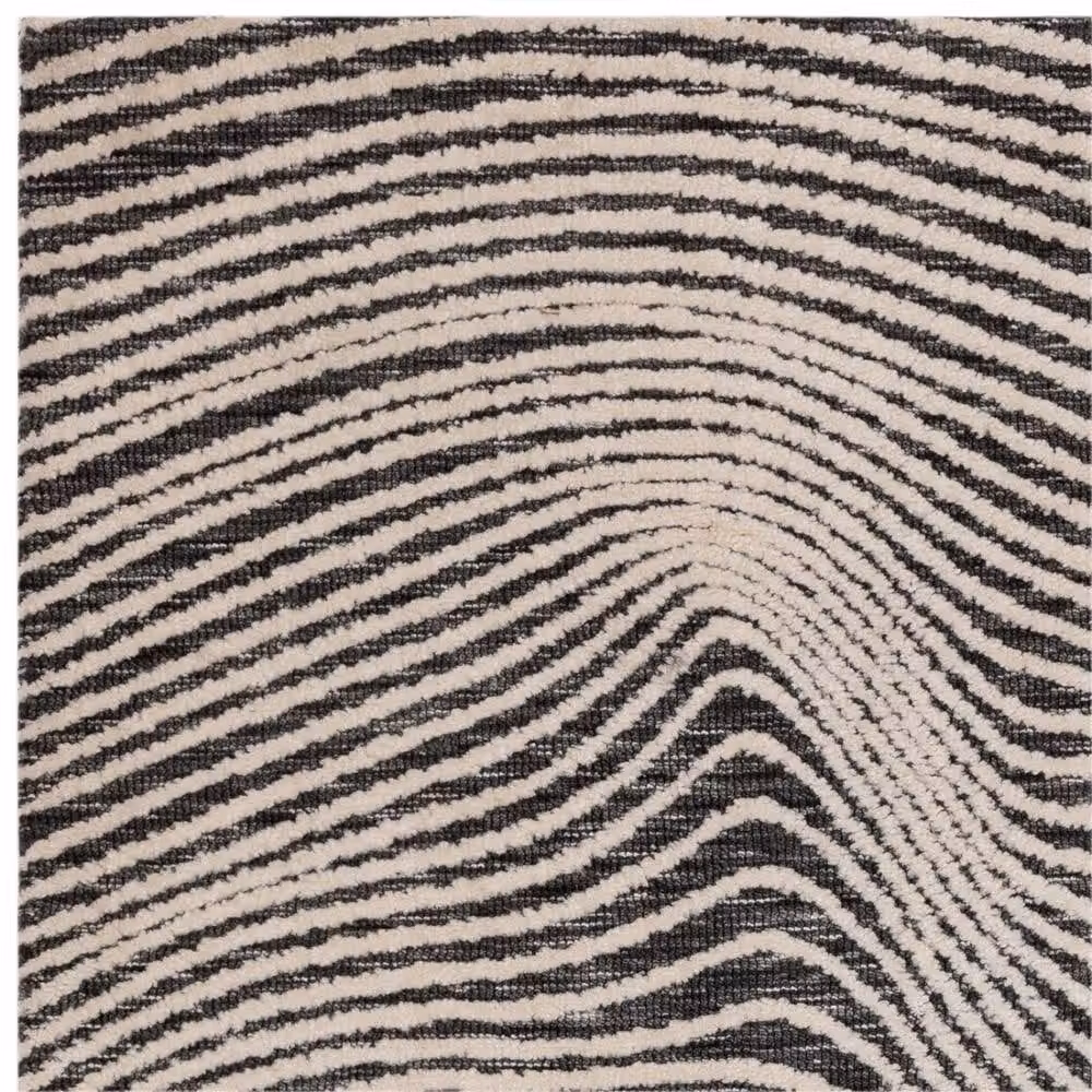 The Rug Shop UK Black Modern Abstract Easy to Clean Area Rug, W: 160 cm, L: 230 cm – 3