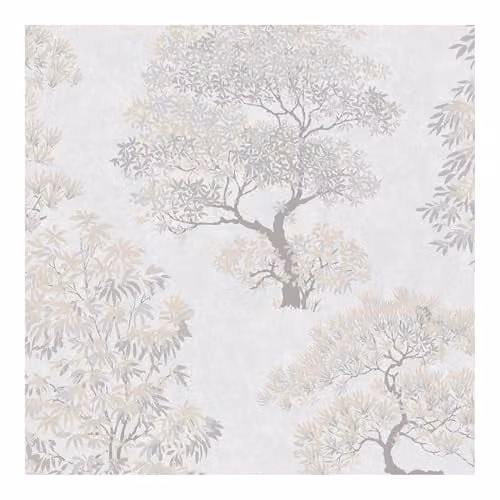 Superfresco Elmwood Mocha Botanical Wallpaper in Brown, Paste the Paper