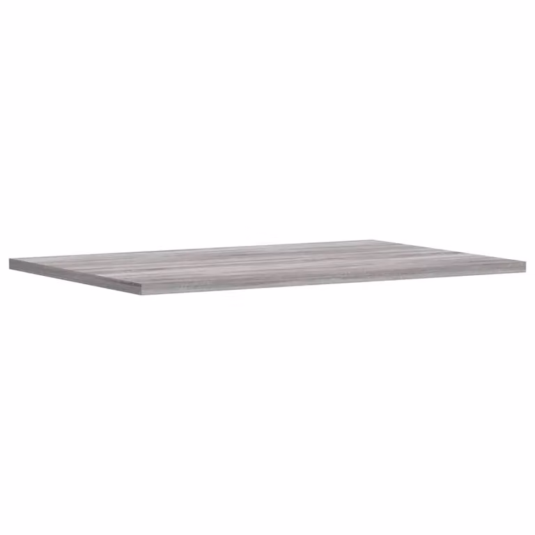 Berkfield Home Set of 4 Wall Mounted Shelves in Grey Sonoma, W: 60 cm, D: 40 cm, H: 1.5 cm