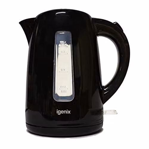 Igenix Cordless Electric Jug Kettle with Removable Limescale Filter, 1.7 l, Black – 4