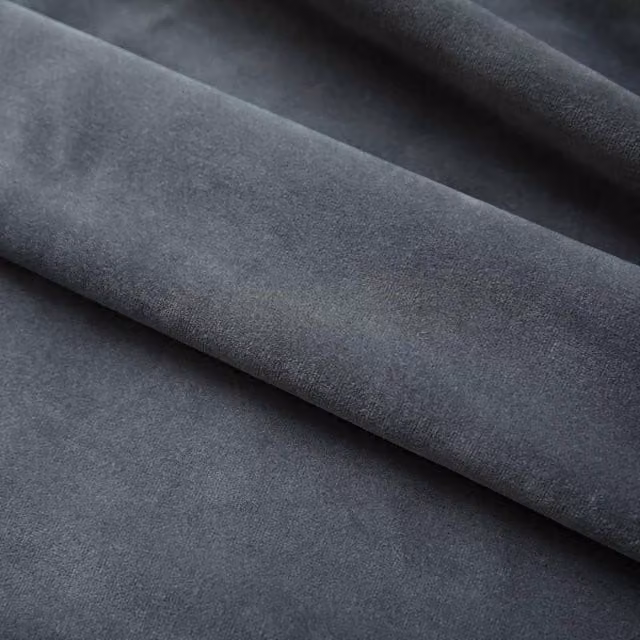 Berkfield Home Elegant Blackout Velvet Curtains, 2 Pack, Anthracite Grey, W: 140 cm x H: 245 cm – 1