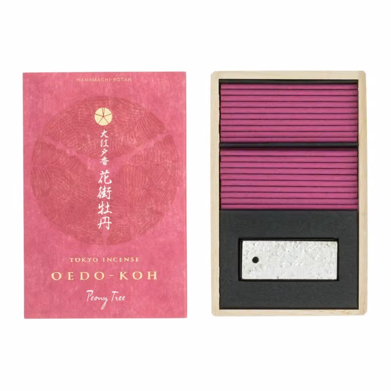 Nippon Kodo OEDO-KOH Peony Tree Pink Floral Incense Sticks
