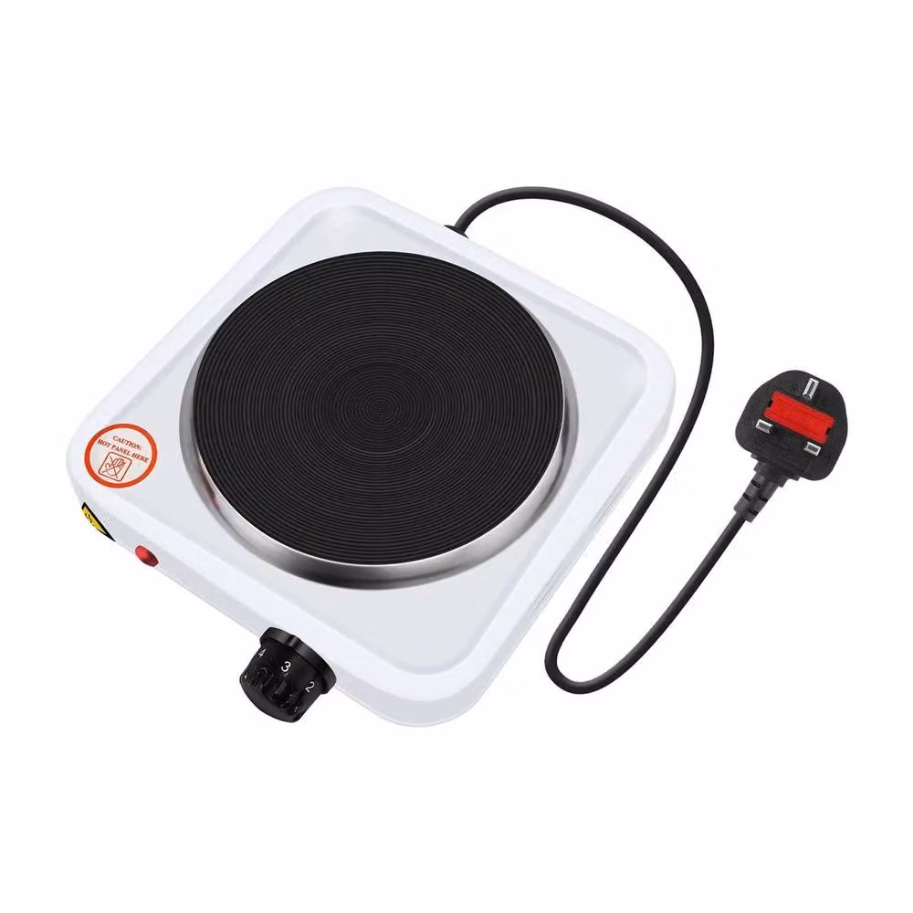 FLAVORA Single Portable Electric Table Top Hot Plate Cooker with Keep Warm Function in White – 2